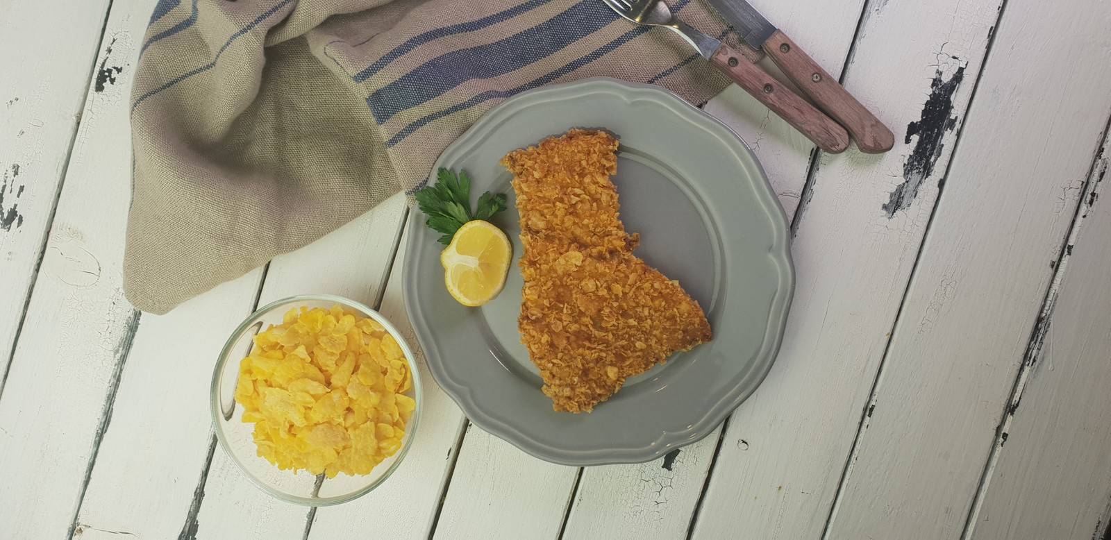 Wiener Schnitzel im Cornflakes-Kleidchen!