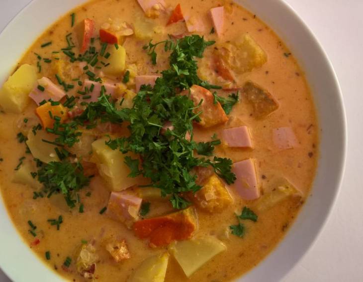 Erdäpfel-Kürbis-Eintopf Erdäpfel-Kürbis-Eintopf