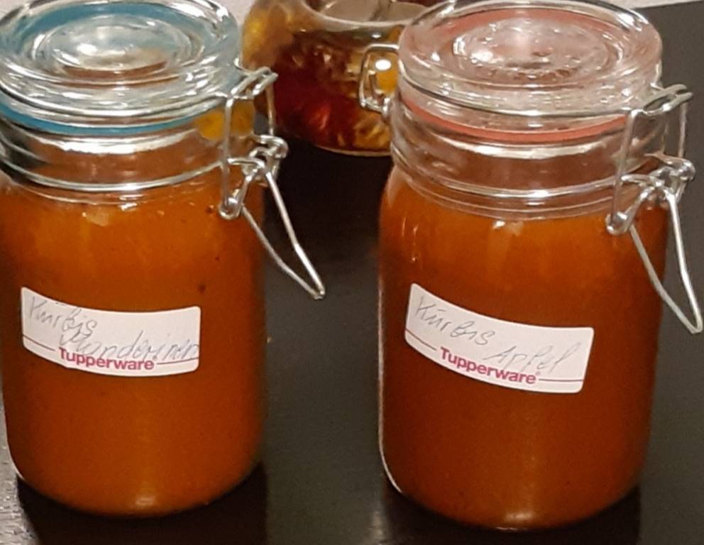 Kürbis-Marmelade mit Mandarinen Kürbis-Marmelade mit Mandarinen