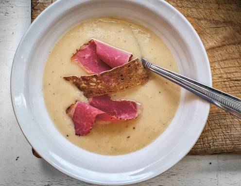 Weinviertler Veltliner Brotsuppe Rezept - ichkoche.de Weinviertler Veltliner Brotsuppe Rezept - ichkoche.de