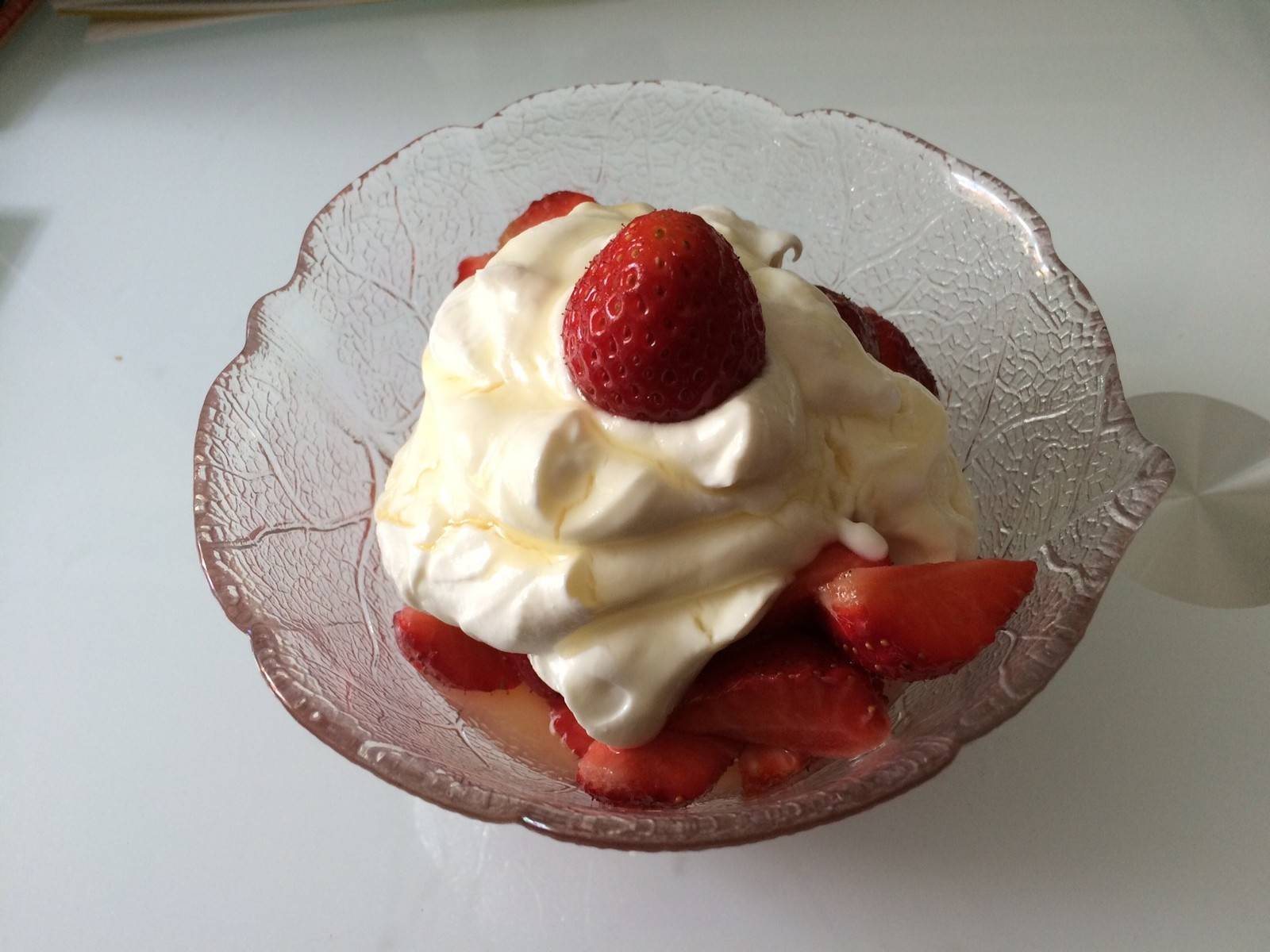 Marinierte Erdbeeren
