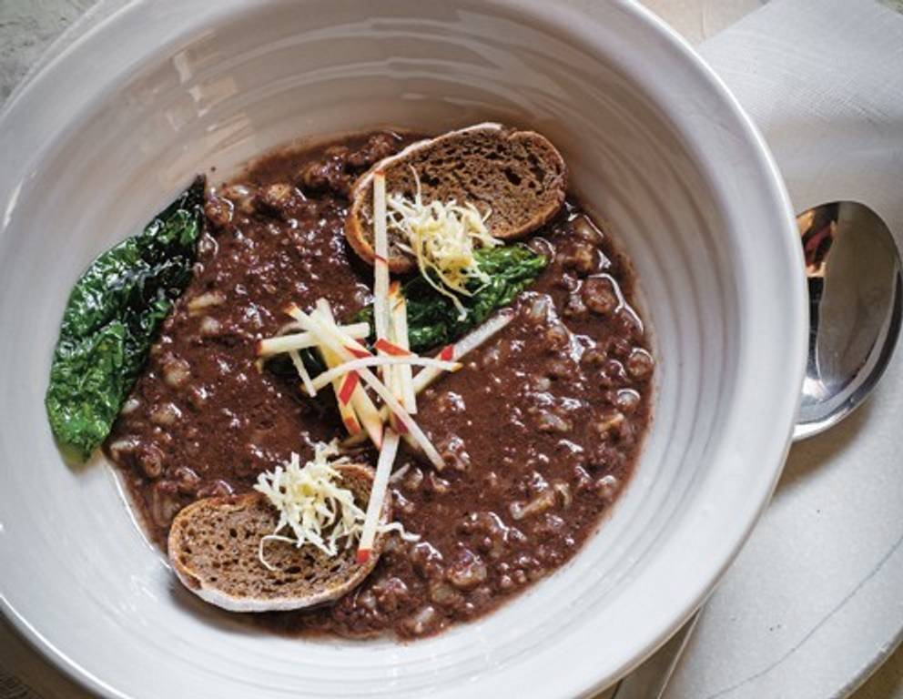 Mühlviertler Blunzensuppe Mühlviertler Blunzensuppe