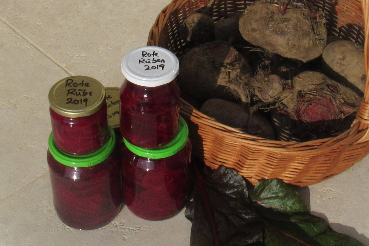 Rote Rüben - Rote Beete In Essig Einlegen