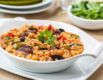 Arroz de Pato - Entenauflauf mit Langkornreis Arroz de Pato - Entenauflauf mit Langkornreis