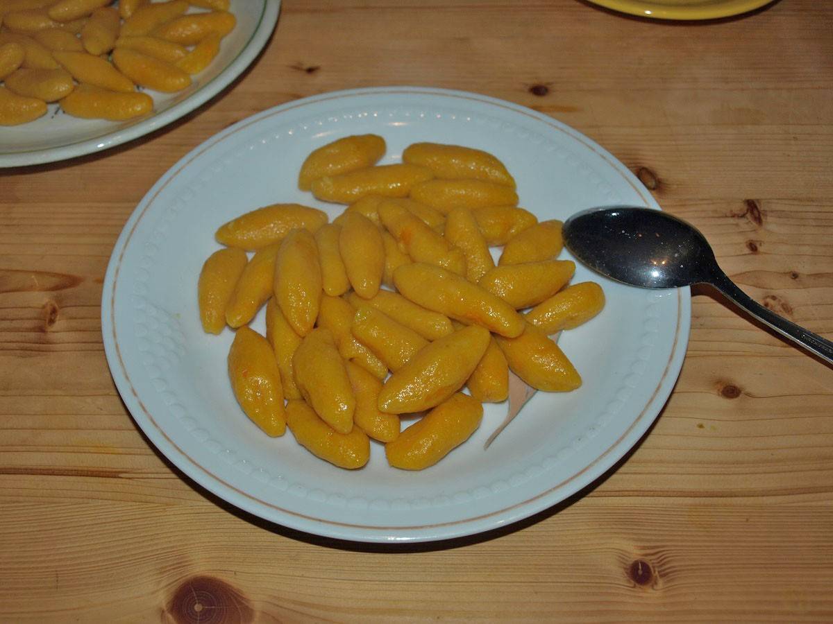 Kürbisschupfnudeln