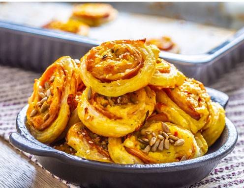 Trüffelsalamischnecken Rezept