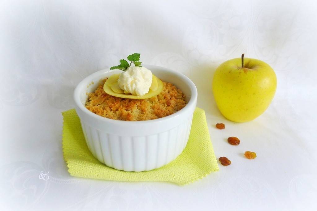 Apfelcrumble Rezept - ichkoche.de