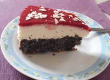 Mohntorte mit Fruchtspiegel Mohntorte mit Fruchtspiegel