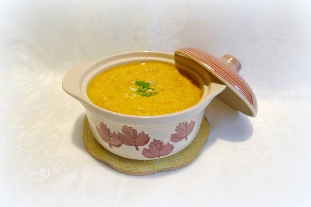 Kartoffel-Kürbissuppe