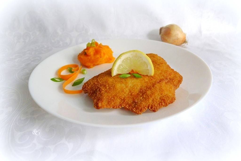 Cordon bleu mit Zwiebelfüllung