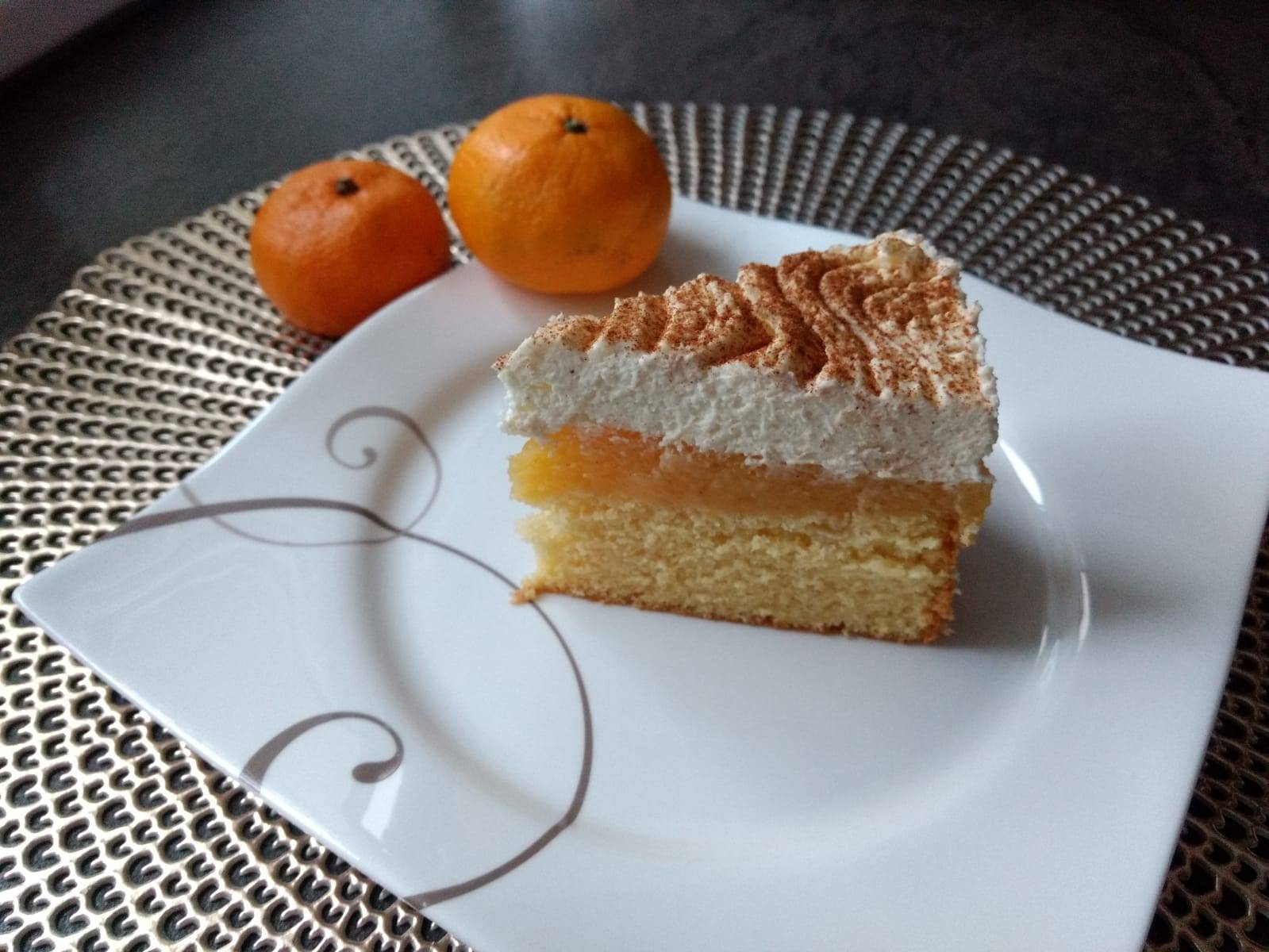 Weihnachtliche Orangenpunschtorte