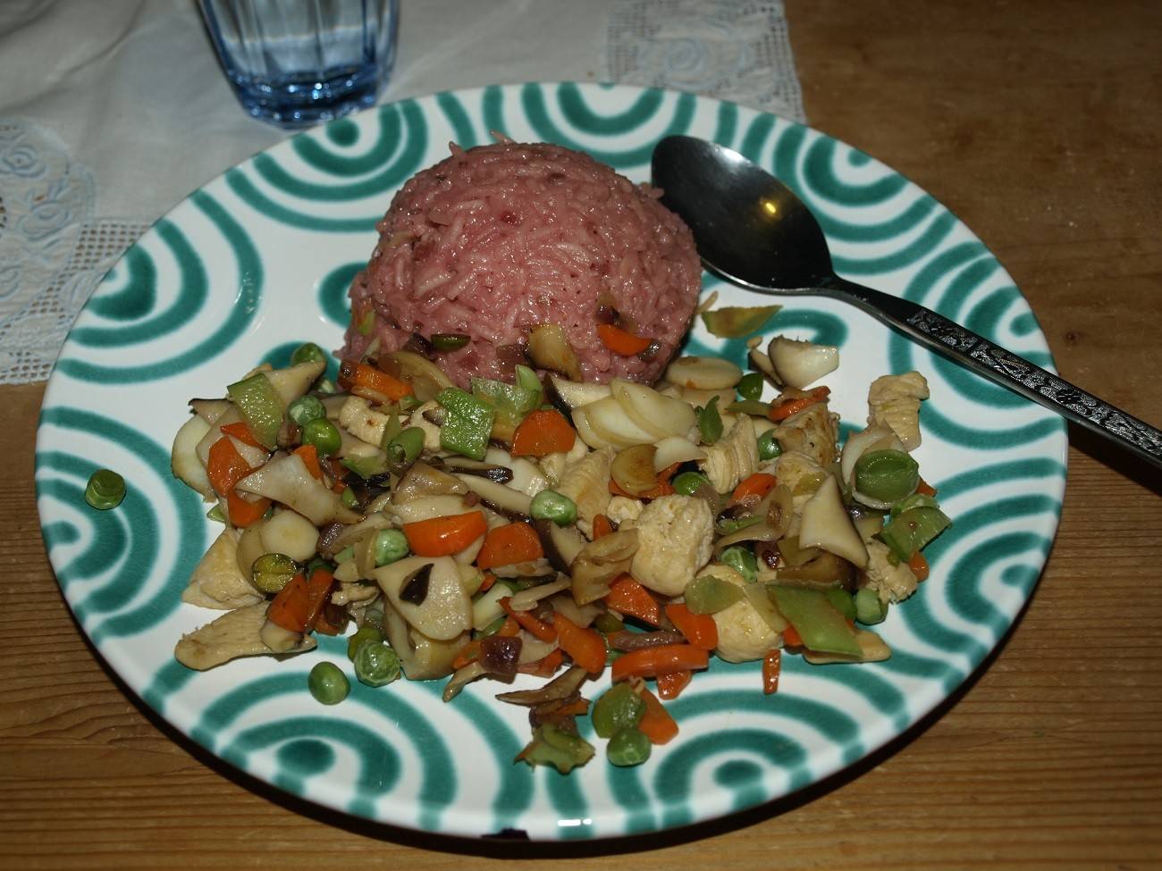 Wok mit Kräuterseitlingen Wok mit Kräuterseitlingen