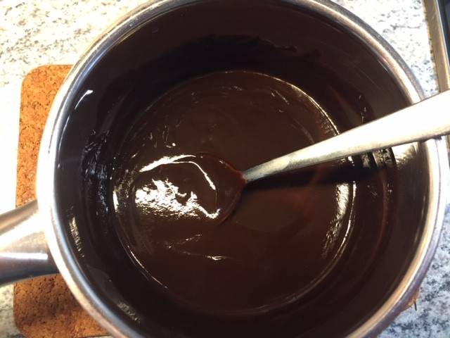 Schokolade-Obersglasur