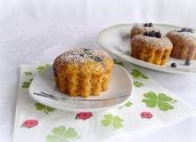 Erdnuss-Heidelbeer-Muffins
