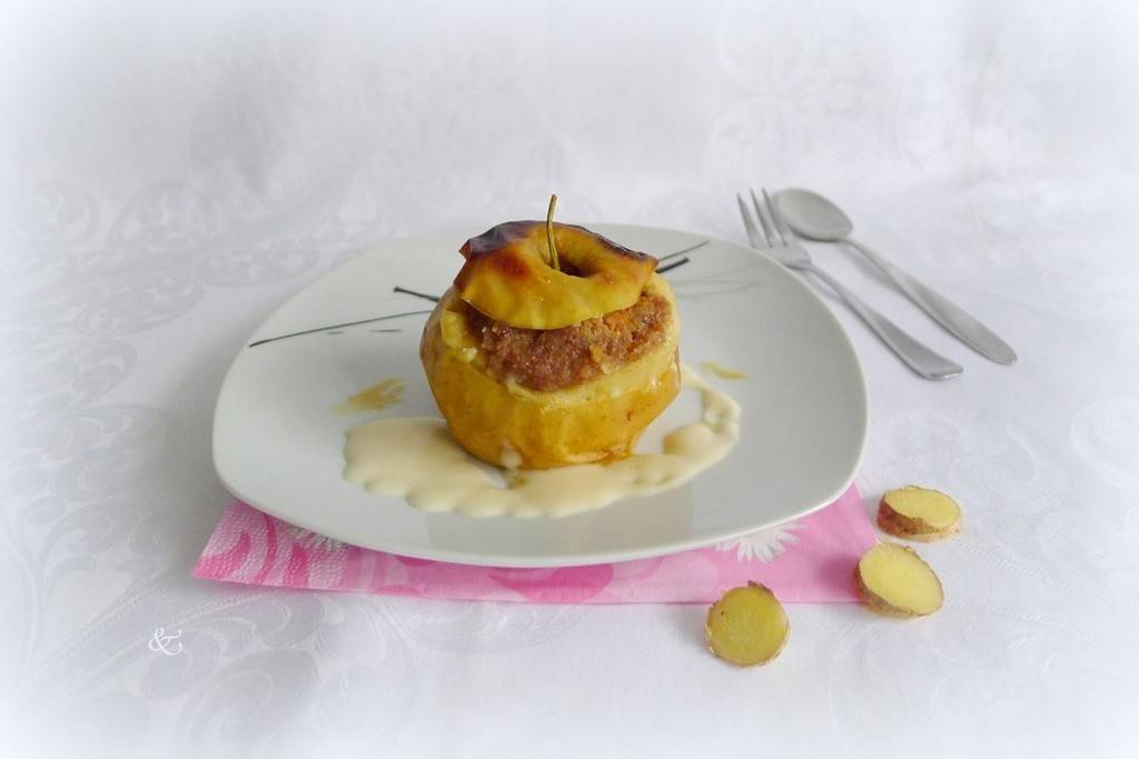 Äpfel aus dem Ofen mit Ingwer Rezept - ichkoche.ch