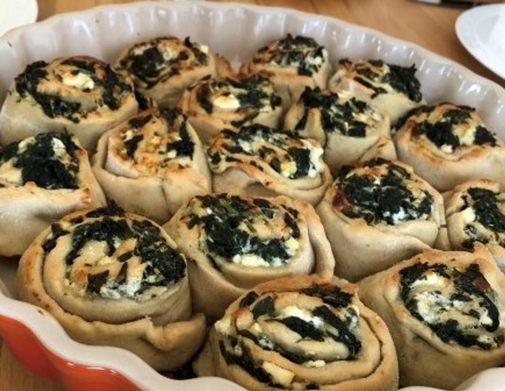 Bärlauch-Pizzaschnecken Bärlauch-Pizzaschnecken