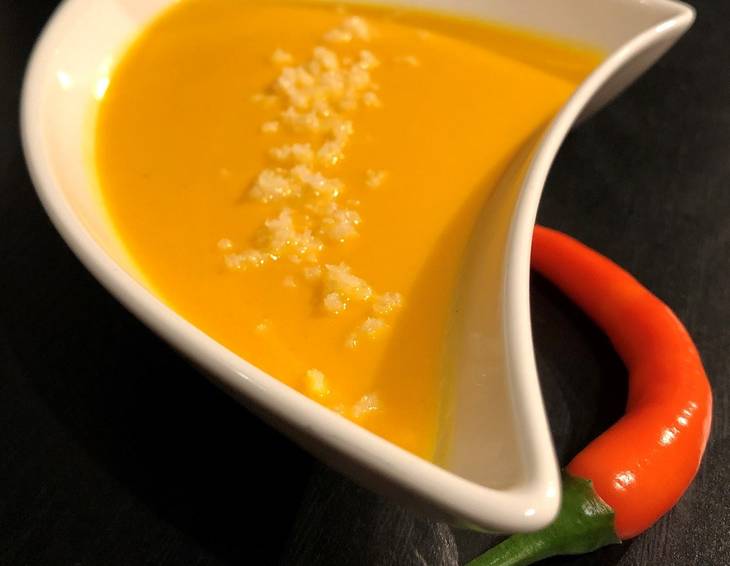 Karotten-Kokossuppe spicy Karotten-Kokossuppe spicy