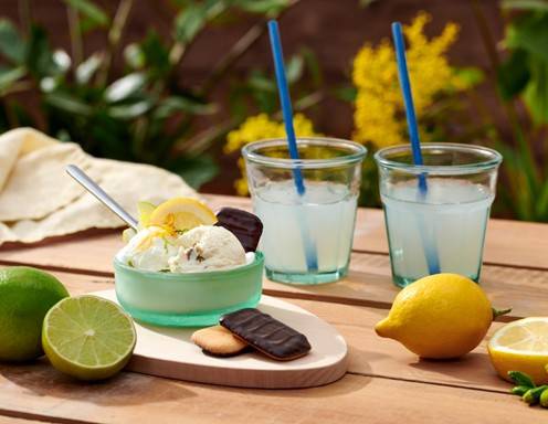 BAHLSEN Messino Lime Pie Eiscreme