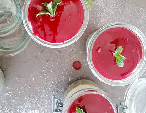 Mohntörtchen im Glas Rezept