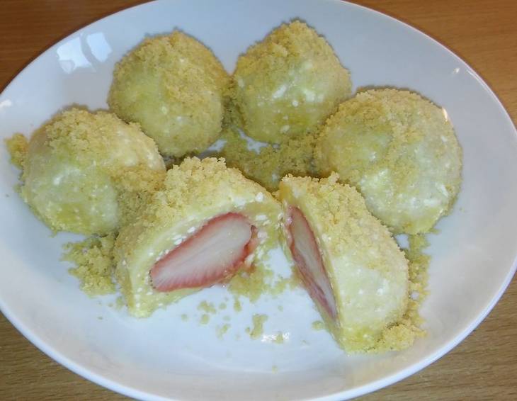 Erdbeerknödel aus dem Dampfgarer