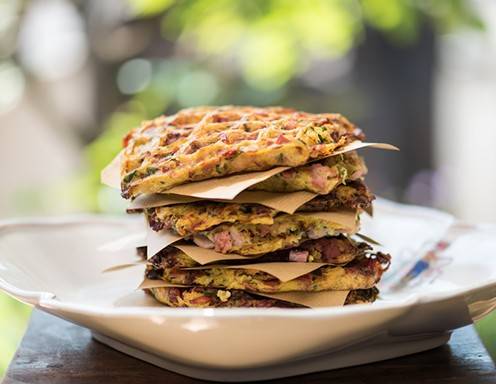 Schinkenwaffeln Rezept