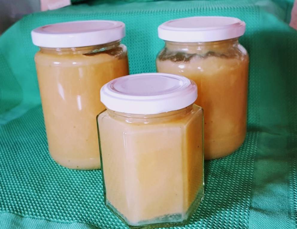 Weintrauben-Bananen Marmelade Weintrauben-Bananen Marmelade