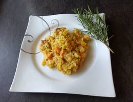 Kürbis-Käse Schmarren Kürbis-Käse Schmarren
