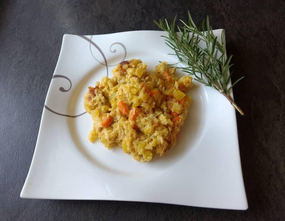 Kürbis-Käse Schmarren Kürbis-Käse Schmarren