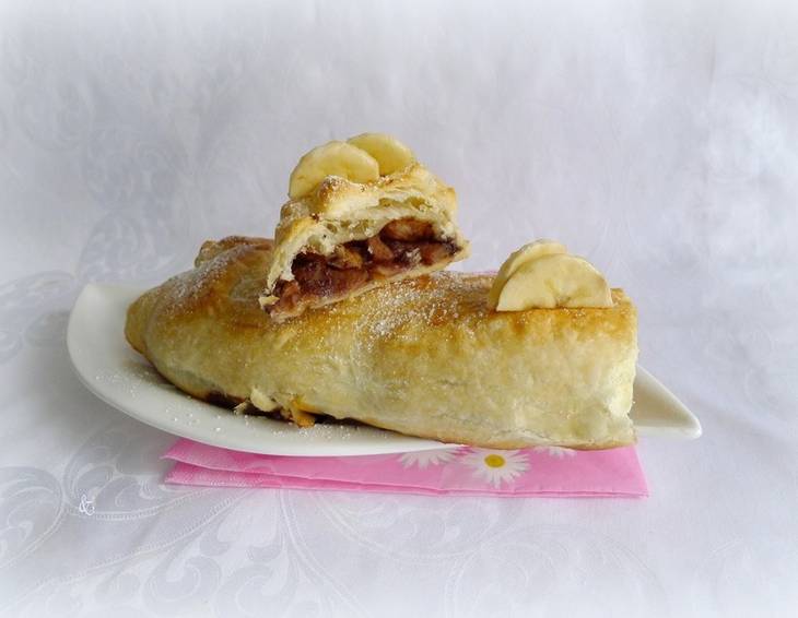 Schneller Bananenstrudel Schneller Bananenstrudel