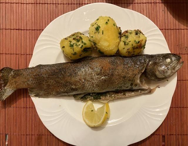 Forelle mit Kräutern in Alufolie gebraten Rezept - ichkoche.de Forelle mit Kräutern in Alufolie gebraten Rezept - ichkoche.de