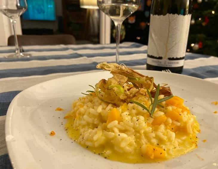 Risotto Crema di Zucca e Porro Risotto Crema di Zucca e Porro