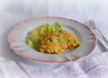 Überbackene Gemüseschnitzel Überbackene Gemüseschnitzel