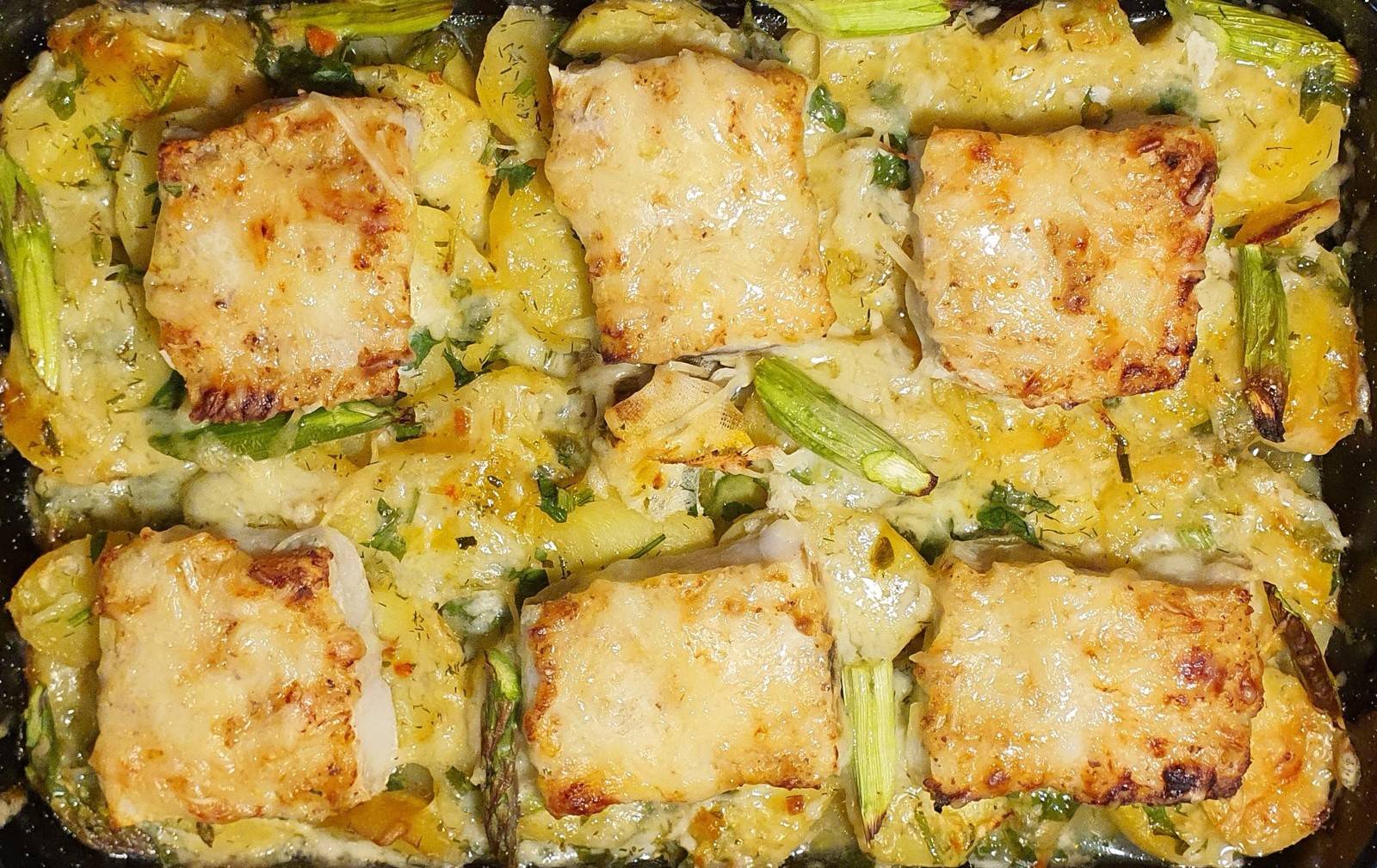 Geschichteter Fischauflauf Rezept - ichkoche.de Geschichteter Fischauflauf Rezept - ichkoche.de