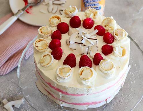 Raffaello Himbeer Torte Rezept
