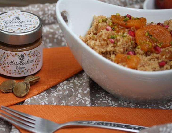 Fruchtiger Couscous mit Marillencreme Fruchtiger Couscous mit Marillencreme