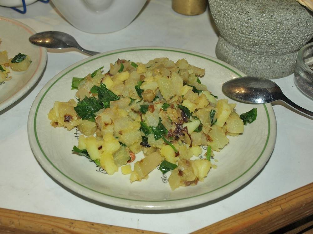 Kohlrabi-Kartoffel-Bärlauchpfanne