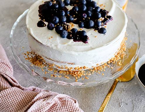 Heidelbeer-Grießtorte Rezept