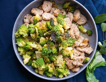 Ricottagnocchi mit Romanesco Ricottagnocchi mit Romanesco