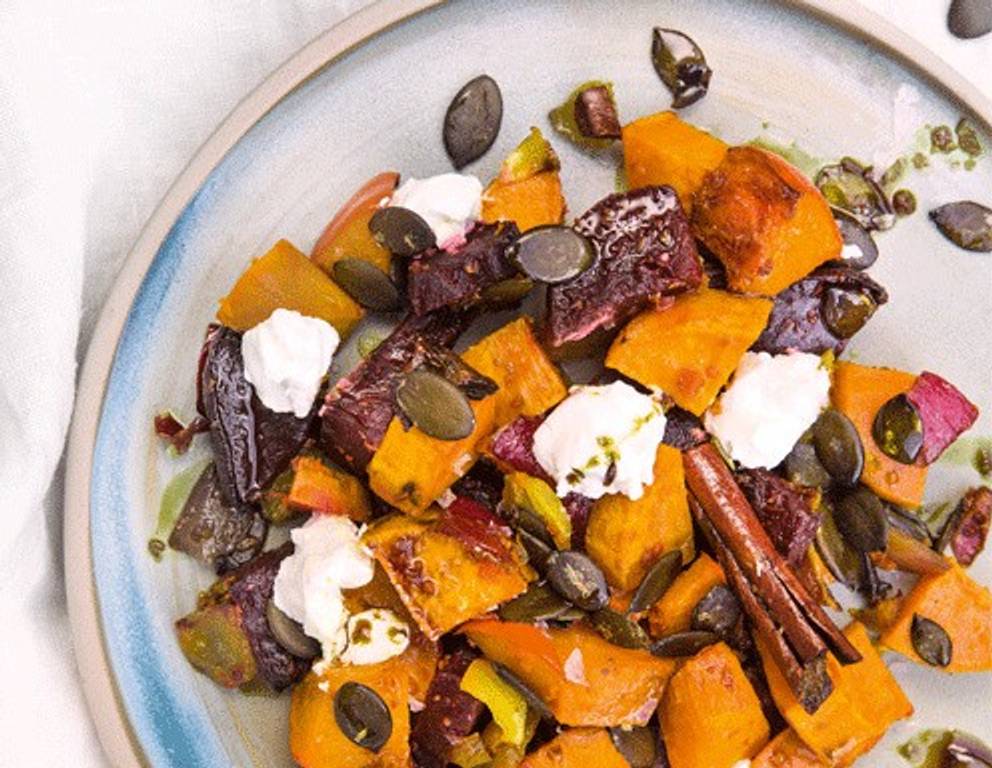 Erdfrüchte-Traum mit frischem Schafskäse Erdfrüchte-Traum mit frischem Schafskäse