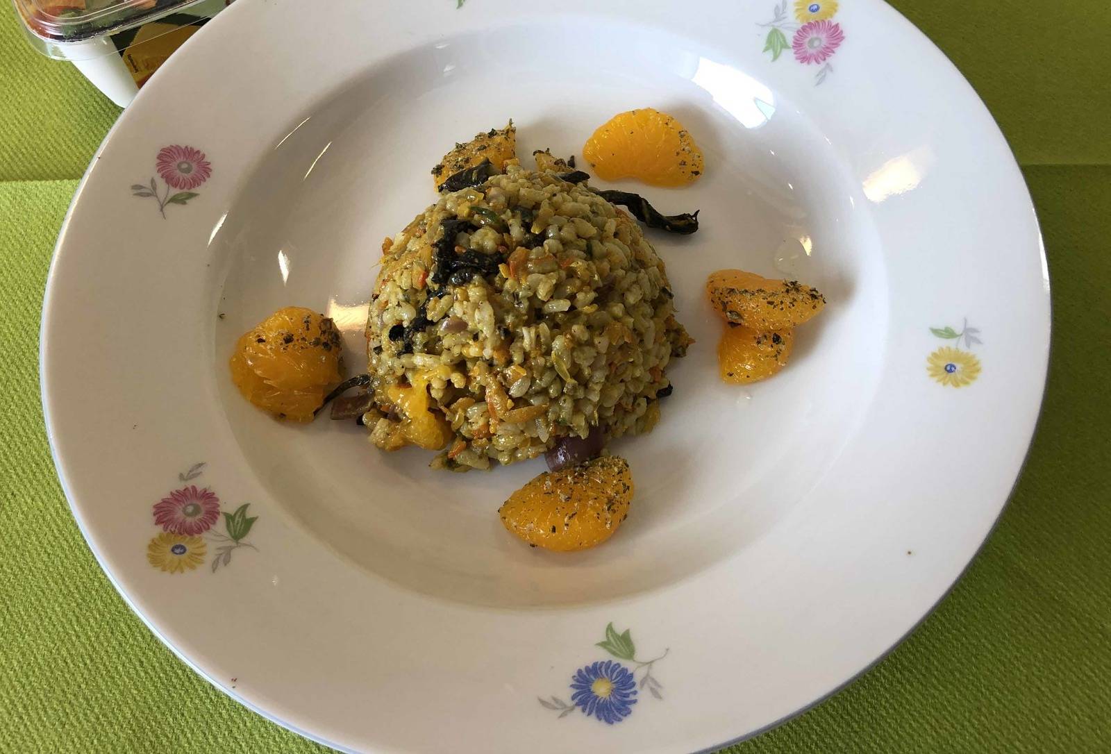 Käse-Pilz-Mandarinen-Risotto Rezept - ichkoche.de
