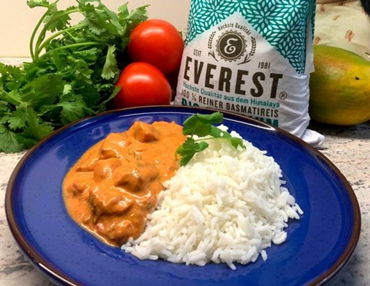Butter Chicken mit Everest Basmatireis Butter Chicken mit Everest Basmatireis