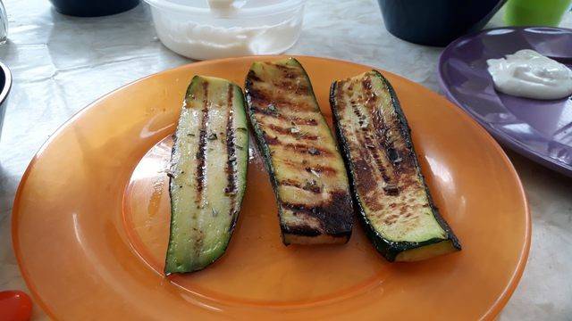 Gegrillte Zucchini