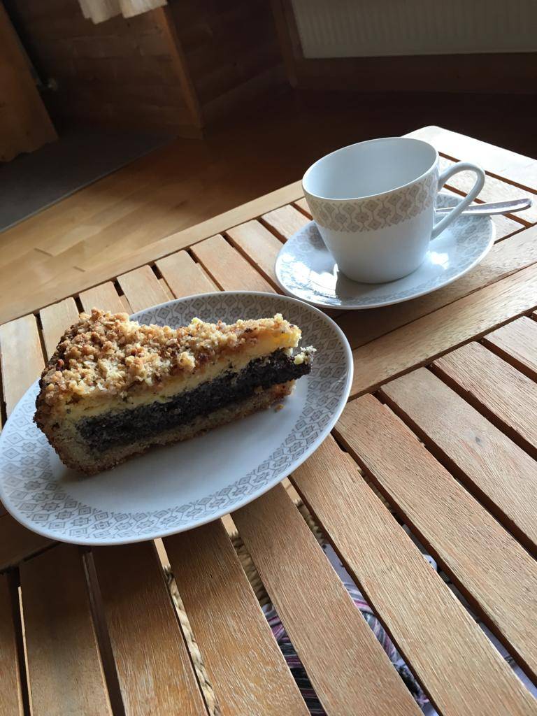 Mohnkuchen mit Streuseln