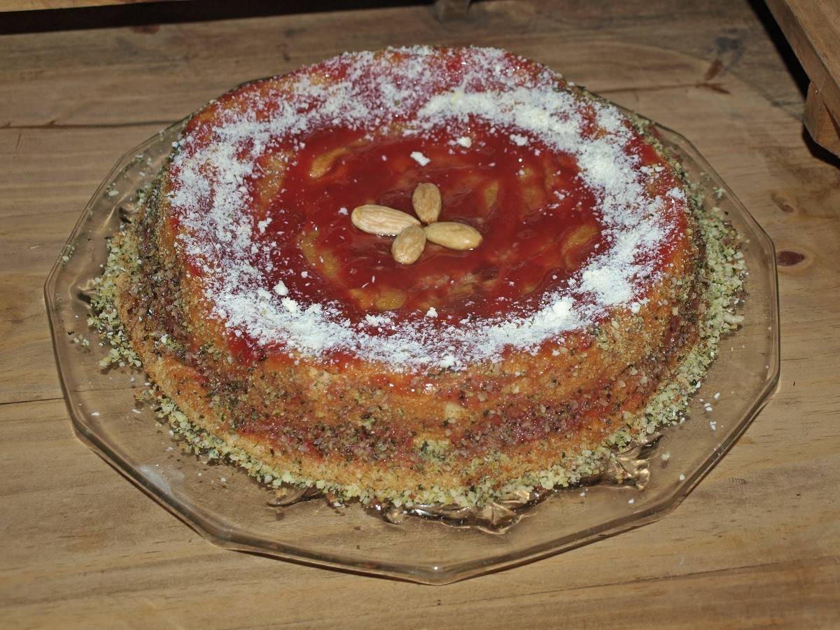 Weiße Mohntorte