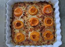 Zwiebelwähe mit Aprikosen Zwiebelwähe mit Aprikosen