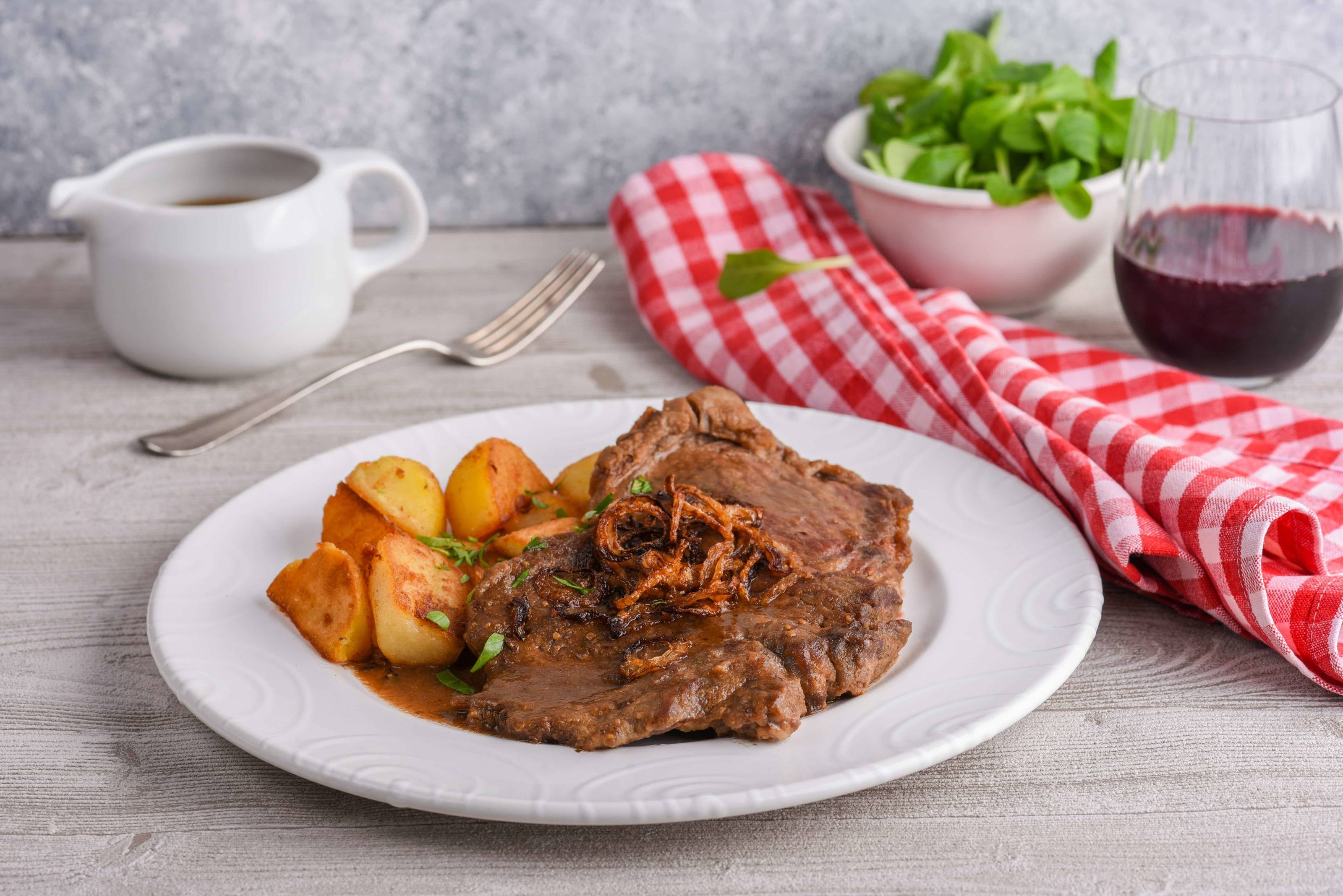 Zwiebelrostbraten