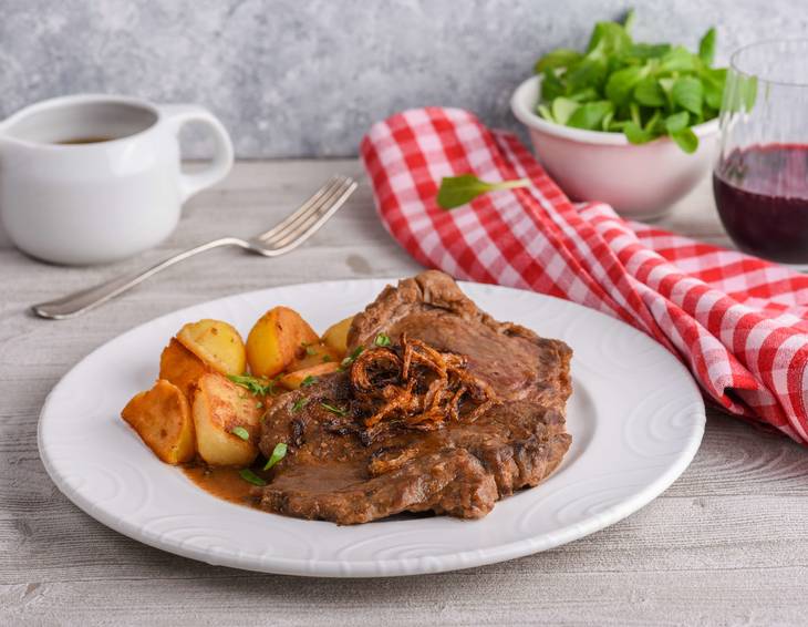Zwiebelrostbraten Zwiebelrostbraten