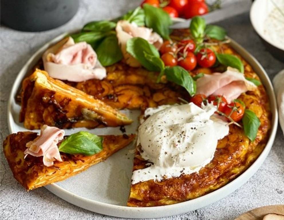 Süßkartoffel Tortilla Süßkartoffel Tortilla