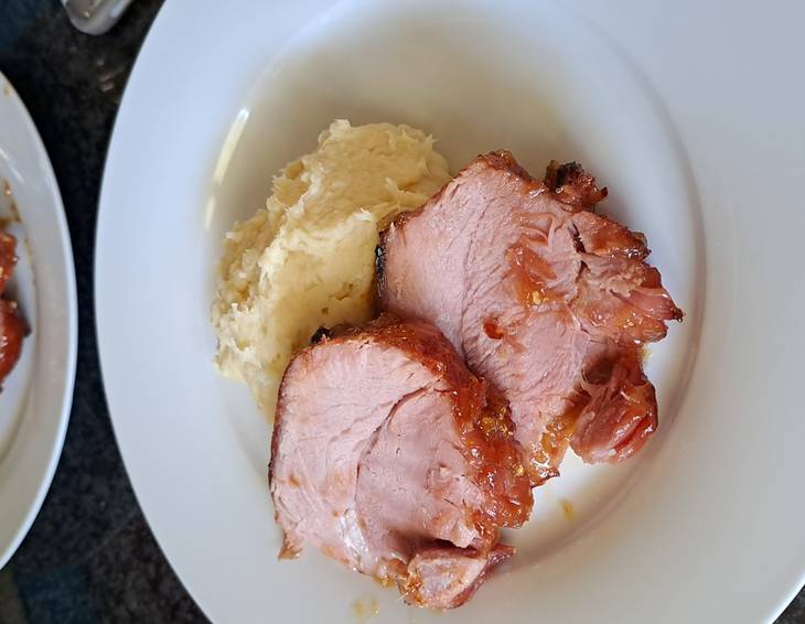 Schinken mit Honigkruste Schinken mit Honigkruste