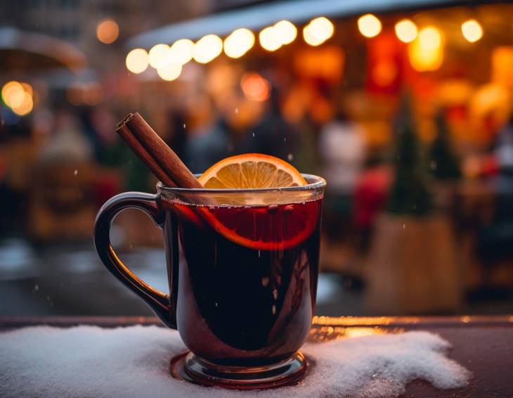 Traditioneller Glühwein